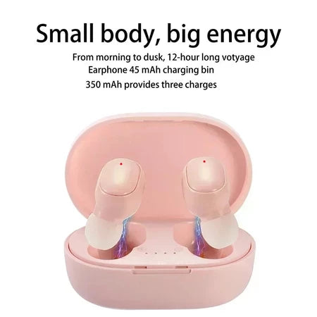 A6S TWS Bluetooth 5.0 Earphone Wireless Stereo Headphones with Mic and Charging Case