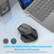 E-YOOSO X-31 USB 2.4G Wireless Big Hands Gaming Mouse 4800 DPI 5 Buttons PC Laptop Computer